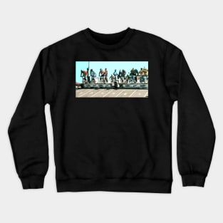 bmx race old school Crewneck Sweatshirt